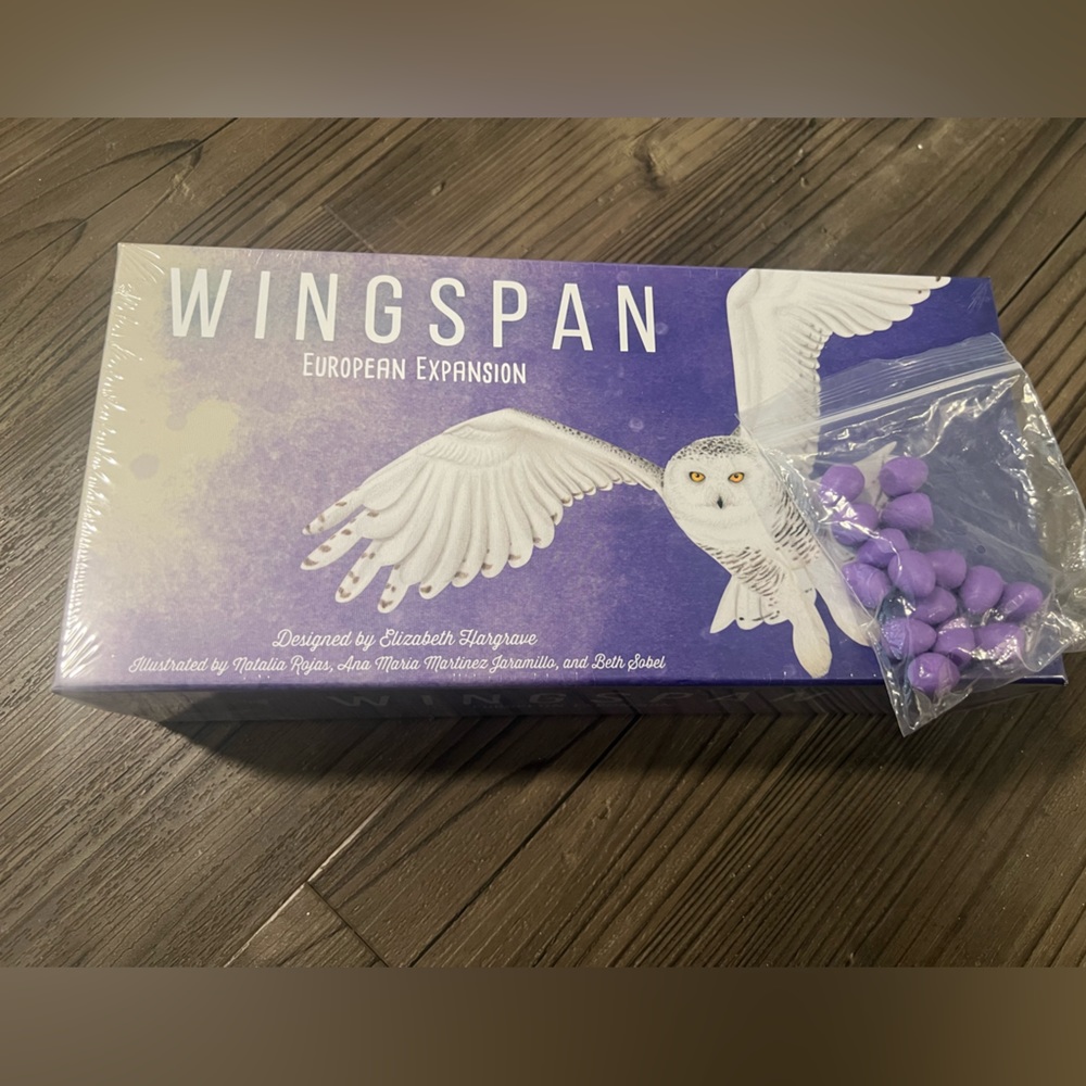 Wingspan European Expansion with extra game pieces